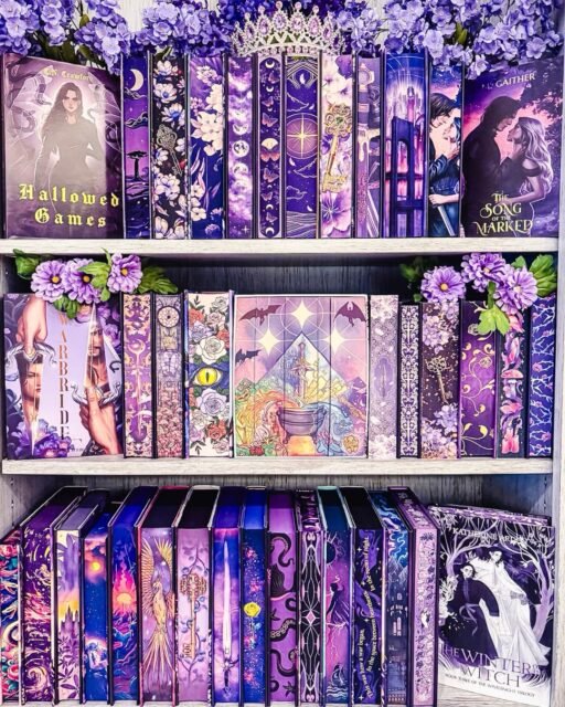 Purple sprayed edges for the heroine who was always destined to wear purple. 💜✨

Since purple is Elowyn’s signature color in LIGHTBREAKER, and she was partly inspired by Sailor Saturn, I had to round up some of my favorite purple books and editions. Dark, powerful, celestial, and little mysterious = basically the perfect Elowyn aesthetic. 🌙⚔️

Which purple book would you add to this stack? 💜

✦ ─────────── ✦

If you’re new here, I’m Bethany, author of LIGHTBREAKER, an upcoming adult dark romantasy inspired by Sailor Moon, featuring dangerous gods, stolen power, forbidden love, and a disgraced soul-stealing huntress who may become something far more terrifying than the villain. 👑🌑

Join 400+ readers entering the world of LIGHTBREAKER early through exclusive lore, character reveals, artwork, and behind-the-scenes updates. Newsletter link in bio. ✨

#SprayedEdges #PurpleBooks #FantasyBookRecs #SailorMoonInspired #RomantasyReaders